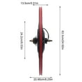 thumbnail image 2 of For Electric Bike LCD Display 700C Rear Wheel Hub Motor Conversion Kit 48V 1500W, 2 of 17