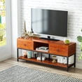 thumbnail image 6 of 3 Tier Wide TV Stand, Cherry With Cherry Finish, 6 of 9