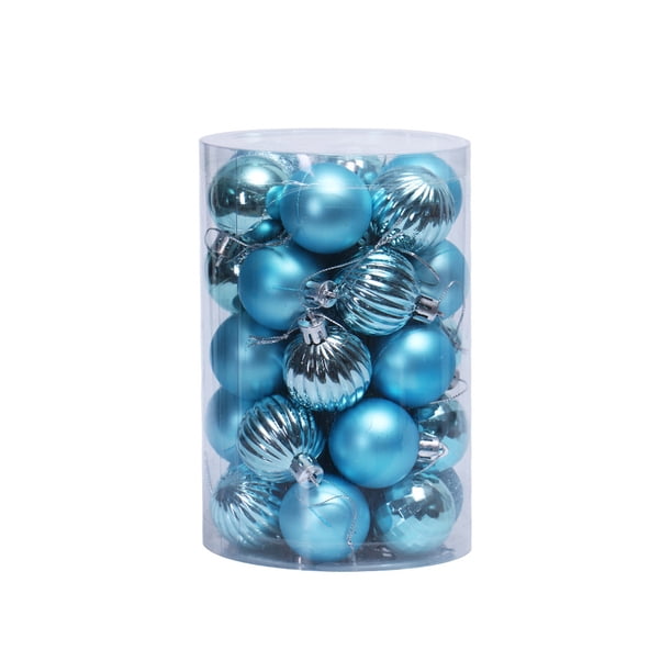 Juego de 34 bolas navideñas Bola de decoración navideña de 4 cm Zhivalor CPB-US-PSF1162-2