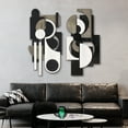 thumbnail image 3 of "Luminous Whisper & Dusk" Hand Made & Hand Finished Dimensional Solid Wood Abstracts, 3 of 10