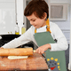 thumbnail image 4 of Delantal para niños – Cocinar, hornear, manualidades, arte, jardinería, niños pequeños, niños y niñas, 4 of 5
