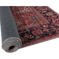 thumbnail image 6 of Rugs.com Maahru Collection Washable Rug – 6 Ft Runner Rust Red Low-Pile Rug Perfect For Hallways, Entryways, 6 of 7