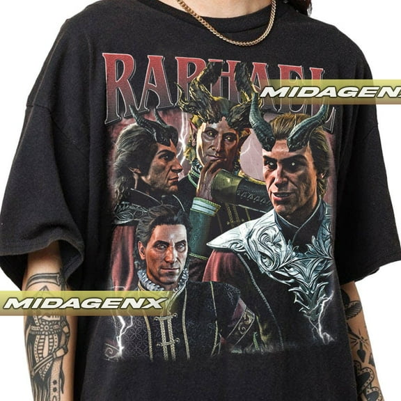 Limited Raphael Baldurs Gate 3 Vintage T-Shirt, Gift For Women and Man Unisex T-Shirt