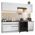 thumbnail image 1 of Cocina Integral Completa Madesa Glamy 260cm Blanco, 1 of 10