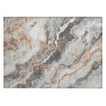 thumbnail image 2 of Addison Rugs Chantille Indoor/Outdoor Transitional Abstract Silver Washable Rectangle Rug, 1'8" x 2'6", 2 of 6