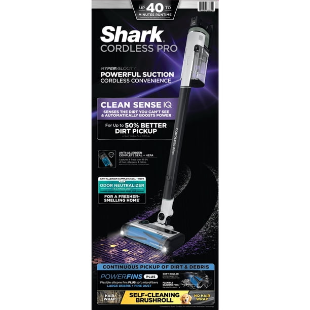 Shark Pro Cordless Vac - Quiet vacuums for home goods stores