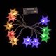 thumbnail image 3 of 1.5m Snowflake String Garland Fairy Lights Christmas Decoration 2024 Xmas tree hanging lamps New Year noel Bedroom Home Decor, 3 of 5