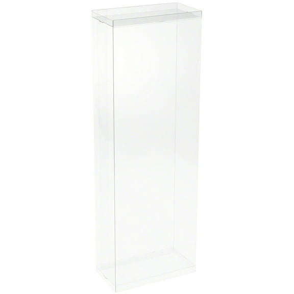 DollSafe Clear Folding Display Box for 14-16.5 inch Dolls and Action Figures, 6" W x 3" D x 17" H