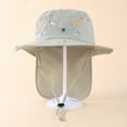 thumbnail image 2 of Byoo UPF 50+ Neck Flap Hat for Toddler Boys Embroidered Dino Print Outdoor Hiking Sun Hats, 2 of 6