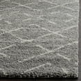thumbnail image 5 of SAFAVIEH Arizona Zarif Geometric Shag Area Rug, Ivory/Beige, 5'1" x 5'1" Square, 5 of 6