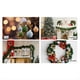 thumbnail image 2 of 12 Piezas de Adornos Navideños de Terciopelo, Bolas de Plástico Flocado Irrompibles, Decoraciones Colgantes para Fiestas Navideñas A, 2 of 10
