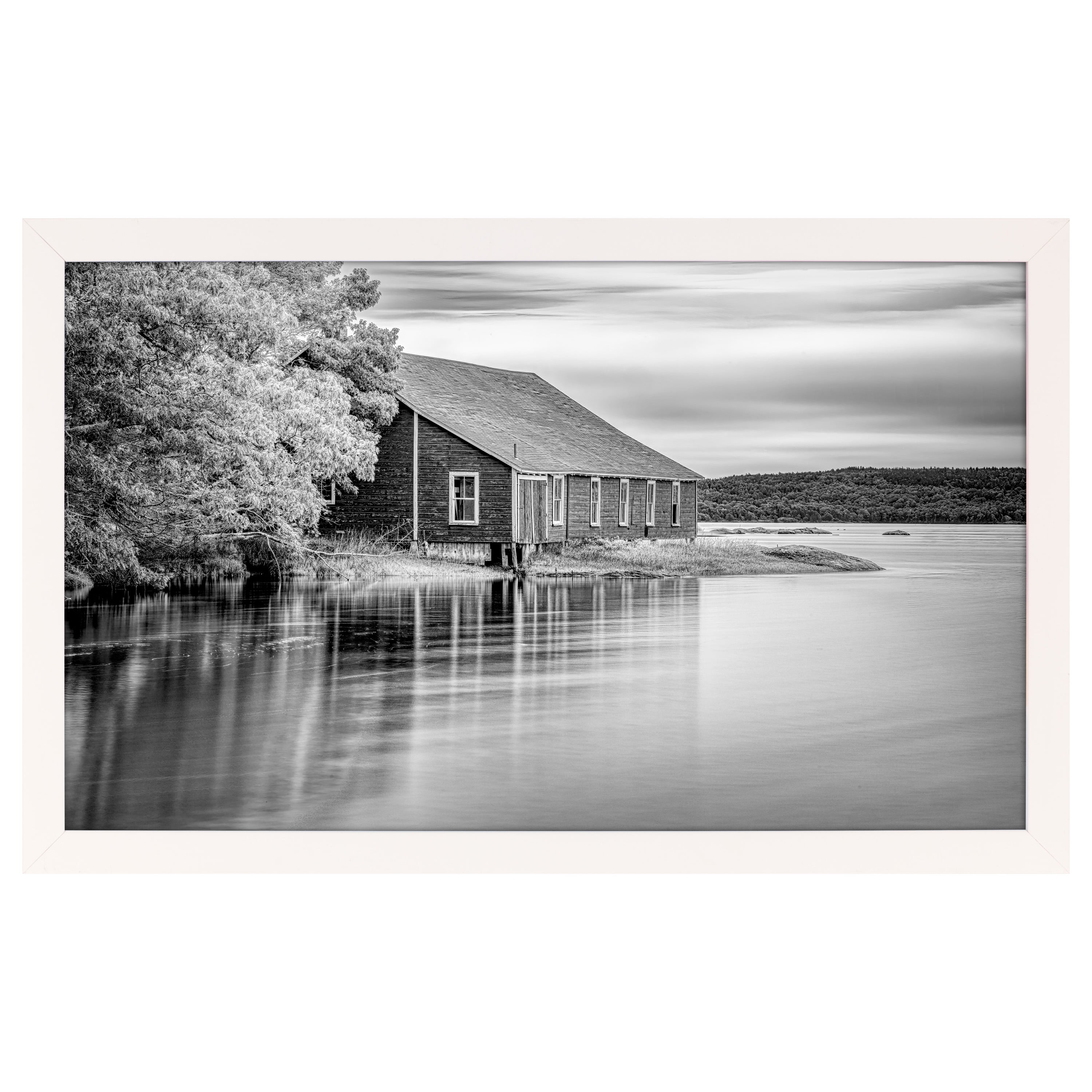 Snap 8.5"x14" Wood Wall Poster Frame, Double Mat, Wall Mount Display - White