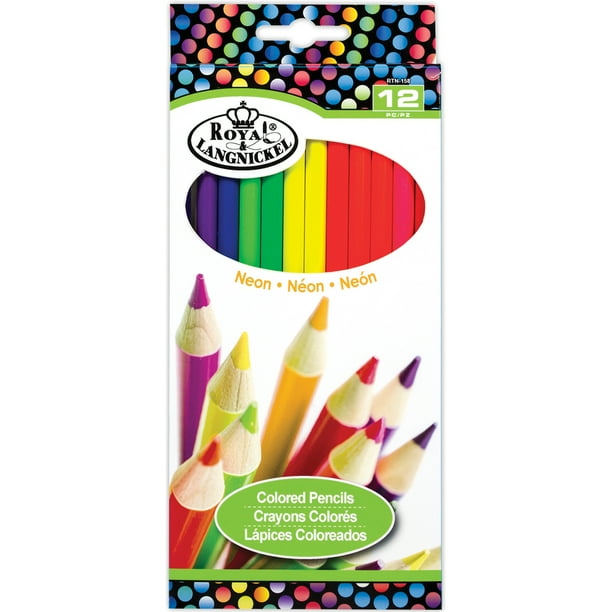 Neon Colored Pencils, 12pk