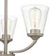 thumbnail image 5 of 9113-SN Millennium Lighting Josleen - 3 Light Chandelier-21 Inches Tall and 18 Inches Wide-Satin Nickel Finish    -Traditional Installation, 5 of 6