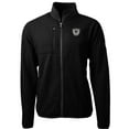 thumbnail image 2 of Men's Cutter & Buck Black Las Vegas Raiders Cascade Eco Sherpa Big & Tall Fleece Full-Zip Throwback Jacket, 2 of 3