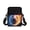 Fire Ice Soccer Ball, variant on Chririnla Crossbody Purse for Travel, 2 Layer Zipper Crossbody Tote for Women Vibrant Wild Flower Print Cross Body Bag