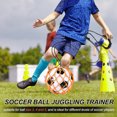 thumbnail image 5 of Uxcell Soccer Ball Kicking Net Solo Football Ball Kick Net Practice Training Aid Soccer Return for Ball Yellow, 5 of 6