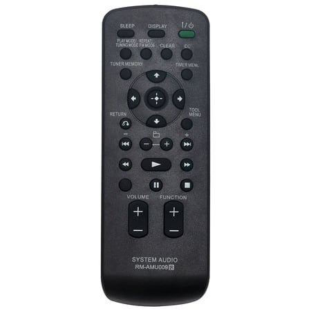 New RM-AMU009 Replace Remote for Sony Mini Hi-Fi MHC-EC99i SS-CBX20 CMT-MX550i