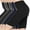 Black|Blak|Black|Gray|Gray|Navy, variant on 6 Pack Women's 3 inch Wide Waistband Biker Shorts Bike Short Ultra Soft Peach Skin Leggings Pants (S/M/L)