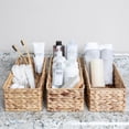 thumbnail image 5 of Household Essentials Water Hyacinth Rectangular Storage Basket Natural, 5 of 5