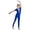 Royal Blue, variant on Kids Girls Full Body Long Sleeve One Piece Gymnastics Leotard Dance Figure Skating Bodysuits Dancewear Size 6-16 Navy Blue 16