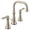 Brushed Nickel, variant on Moen Tvs44102 Colinet 1.2 GPM Widespread Bathroom Faucet - Black