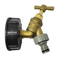 thumbnail image 1 of IBC Tote Tank Adaptador de drenaje de grado alimenticio Válvula de de de latón de rosca gruesa F kusrkot Conector del tanque de asas IBC, 1 of 6