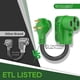 thumbnail image 4 of Cable adaptador RV RVGUARD 30A a 50A NEMA TT-30P a NEMA 14-50R, 4 of 7