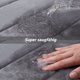 thumbnail image 5 of Alfombrilla de baño de espuma viscoelástica Laklulu, absorbente, antideslizante, lavable, 41 x 61 cm, color gris, 5 of 7