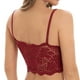 thumbnail image 3 of Sujetador de encaje con tirantes sólidos para mujer, ropa interior de poliéster, 3 piezas, 3 of 7