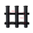 thumbnail image 2 of Three Pole Side-Mount Rod Holder, White For Tournament Fishing, Rod Fishing, Deep Sea Fishing And Trolling ,High Quality, 2 of 5