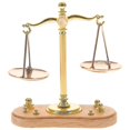thumbnail image 1 of 1 Ensemble Balance Vintage Miniature Dollhosue Mini Balances Poids - J, 1 of 2