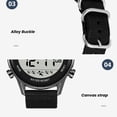 thumbnail image 3 of Reloj Deportivo Digital Para Hombre, Resistente Al Agua, Alarma, Cuenta Regresiva, Zona Horaria Dual, Correa De Nailon, Reloj Digital, Hora De Ubicación Dual, Retroiluminación, 3 of 7