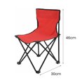 thumbnail image 3 of CSChome Folding Chair Camping Chair Portable Folding Stool Chair Strong Load-bearing Ergonomic Design Compact Size with Backrest, 3 of 7