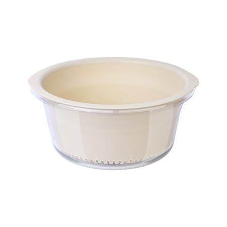 

Tepsmf Double Layer Drainage Basket Vegetable Water Fruit Basket Refrigerator Plastic Kitchen Vegetable Washing Basket Bedroom Decor