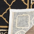 thumbnail image 4 of Safavieh Easy Care Braiden Trellis Runner Rug, Black/Gold, 2'6" x 8', 4 of 8