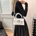 thumbnail image 2 of ZheElen Stylish And Delicate Over Shoulder Removable Adjustable Bag Wide Range Of Uses White, 2 of 6
