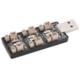 thumbnail image 2 of USB Li-Po Charger Module, Intelligent 6 Channel Lithium Battery Charging Board 600mA 200mA 3.7V 4.20V  For 1S For LiHv, 2 of 8