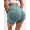 thumbnail image 3 of 4pcs Women'S Butt Lifting Shapewear Shorts - Yoga Pants with Tummy Control, Medium Support, Solid Color Gym Workout Shorts for Fitness & Outdoor Activities, Workout Shorts, Tummycontrol Design, 3 of 8