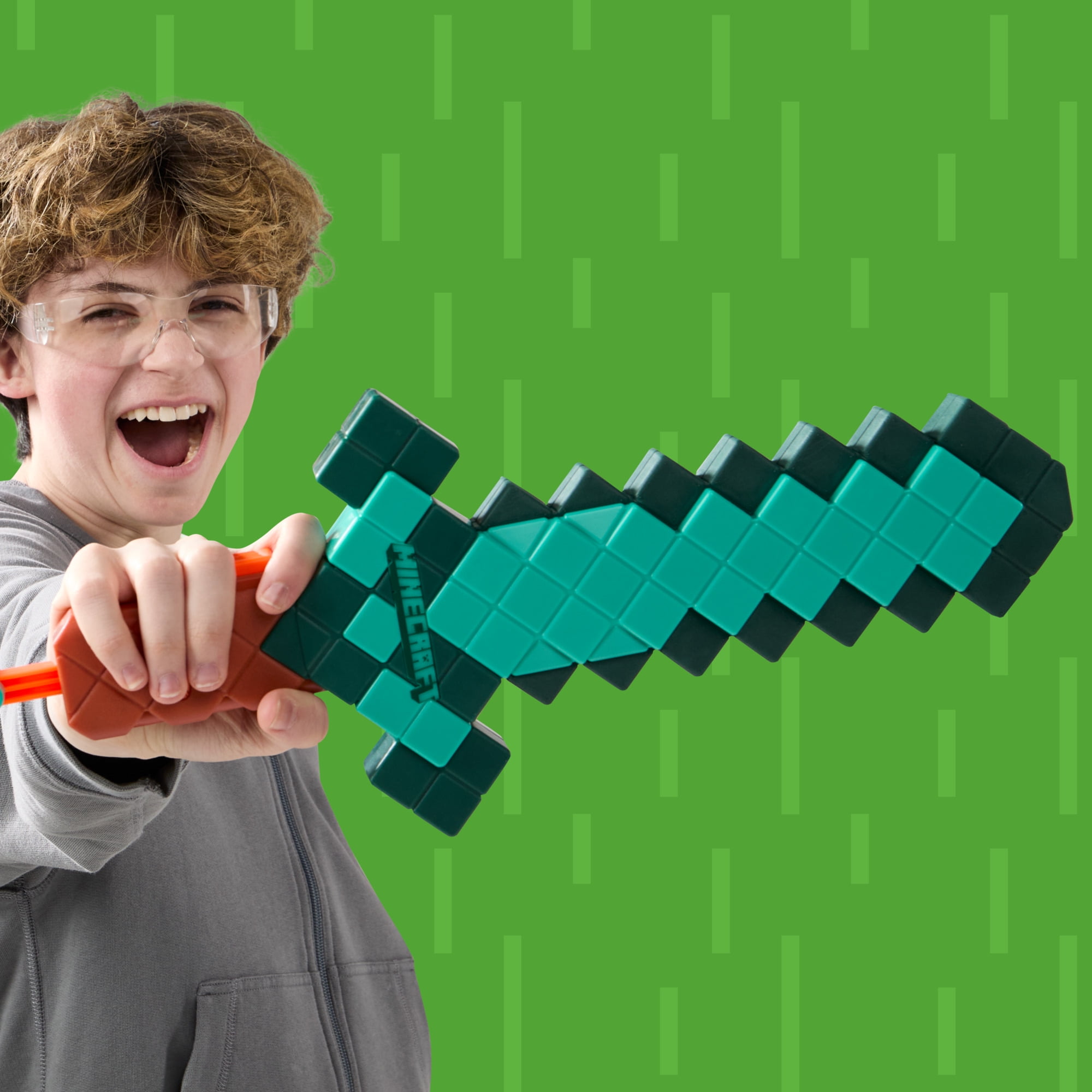 Nerf Minecraft Sword Dart Blaster, 8 Nerf N1 Darts