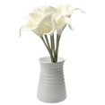 thumbnail image 2 of 9xPU Flor artificial Bouquet Boda Decoración floral Blanco Zulema Flores artificiales, 2 of 8