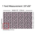 thumbnail image 3 of Homewish Wild Cheetah Pattern Fabric by the Yard 1 Yard,Woodland Animal Leopard Home Decor Fabric by the Yard,Pink Black White Sewing Fabric For Boys Girls,Super Cozy Room Decor, 3 of 6