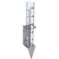 thumbnail image 1 of 5" Capacity Rain Gauge Garden Rain Water Gauge with Wall Hanging/Ground Insert Rack Holder for Yards, Lawns, Pathway, Patio, 1 of 5
