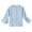 Blue, variant on WOYY Toddler Girls Stick On Fasteners Recovery Tear Chemo Long Sleeve Shirt, Sizes 4-5T