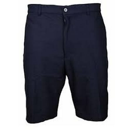 Pebble Beach Men's Navy Performance Cargo Flat Front Golf Short (Best Time To Play Pebble Beach)