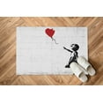 thumbnail image 5 of Banksy Red Balloon Rug, Street Rugs, Personalized Rugs, Girl with Heart Rug, Graffiti Rug, Printed Rug, Personalized Gifts Rugs, Luxury Rug, 5.9'x9.2' - 180x280 cm, 5 of 8