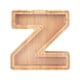 thumbnail image 2 of Hucha de madera personalizada con nombre y veintiséis letras en inglés., 2 of 5