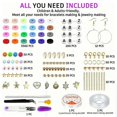 thumbnail image 2 of 6MM 24 Rainbow Color Flat Chip Beads for Making Letter Beads, 2 of 5