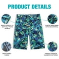 thumbnail image 2 of SSLR Mens Swim Shorts Board Shorts Swimwear Hawaiian Beach Shorts, 2 of 8