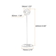 thumbnail image 2 of Table Number Holders 220mm Tall 70mm Base Width Circle Silver Tone, 12 Pieces, 2 of 5